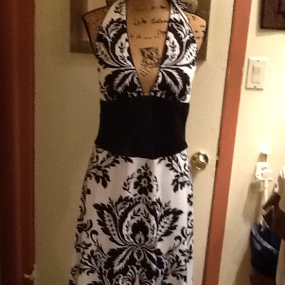 Black and White Gown  Never Worn